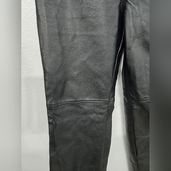 Princess Polly Macey Black Faux Leather Pants - Picture 8 of 12